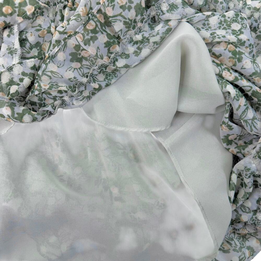 New MISA Los Angeles Marion Tiered Floral Mini Skirt Revolve Exclusive Size XS - Picture 3 of 8